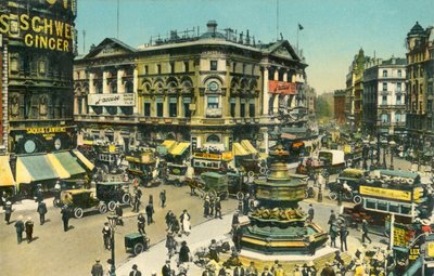 Piccadilly Circus, Londra, c1910 da Unbekannt