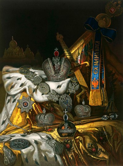 Immagine dei regalia imperiali russi da Unbekannt
