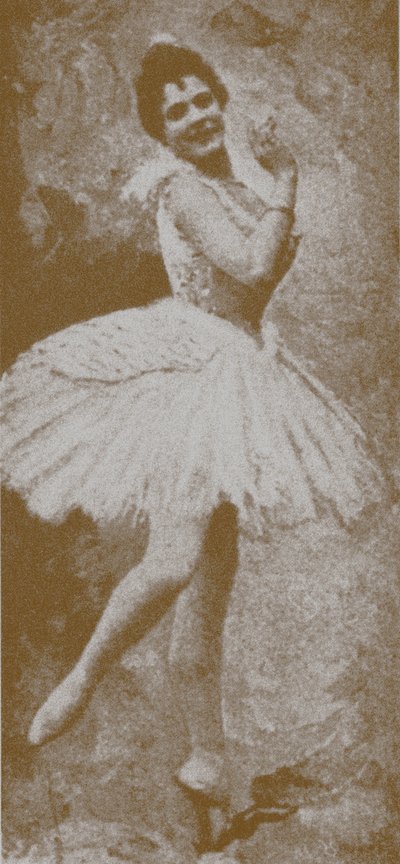 Pierina Legnani come Odette nel balletto Il lago dei cigni da Unbekannt