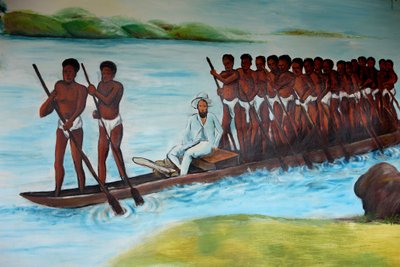 Dipinto di Pierre Savorgnan de Brazza, Brazzaville, Congo da Unbekannt
