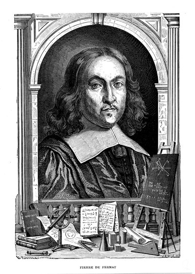 Pierre de Fermat, matematico francese del XVII secolo, 1870 da Unbekannt
