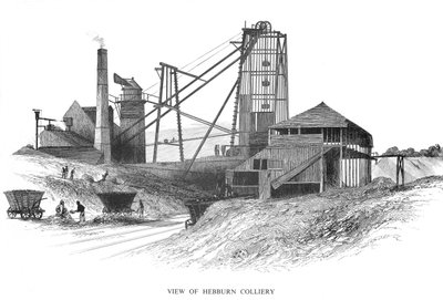 Miniera di Hebburn, area di Newcastle-upon-Tyne, 1860 da Unbekannt