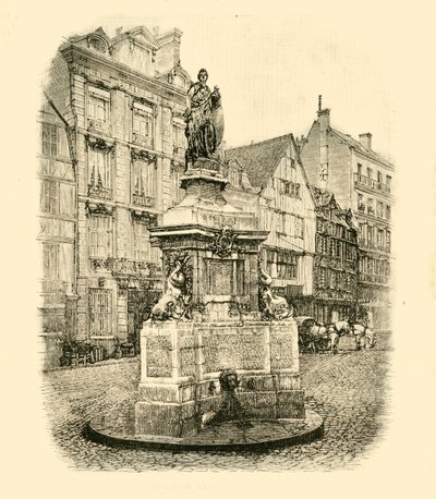 Place De La Pucelle, Rouen, 1890 da Unbekannt