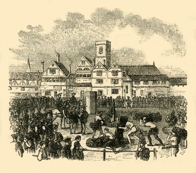 Luogo di esecuzione a Old Smithfield, c1872 da Unbekannt