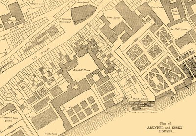 Piano delle case Arundel ed Essex da Unbekannt