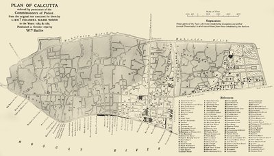 Piano di Calcutta, 1925 da Unbekannt