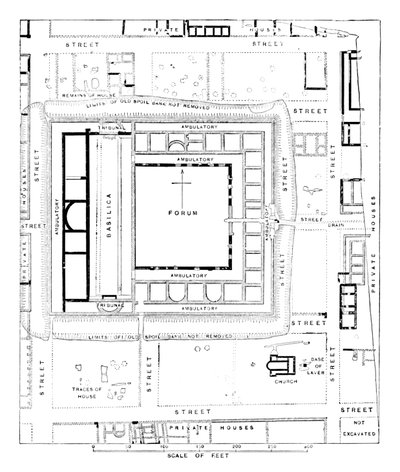 Piano del Foro, Silchester da Unbekannt
