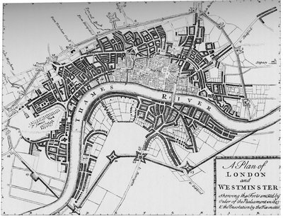 Piano di Londra e Westminster, 1749 1903 da Unbekannt