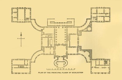 Piano principale di Kedleston, 1925 da Unbekannt