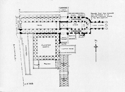 Piano della Chiesa Priorale di San Bartolomeo il Grande, Londra, 1906 da Unbekannt