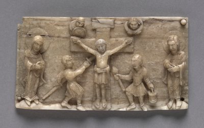 Placca da un Altare Portatile che Mostra la Crocifissione, 1050-1100 da Unbekannt