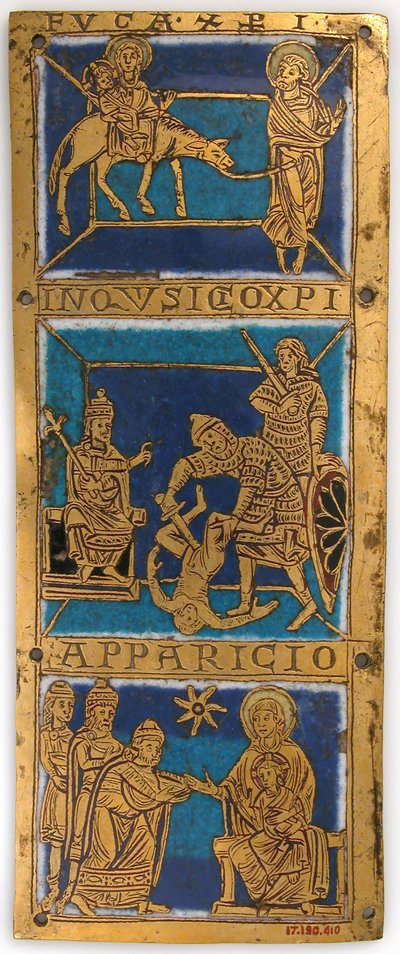 Placca da un altare portatile con scene della vita di Gesù, tedesco, ca. 1160-80 da Unbekannt