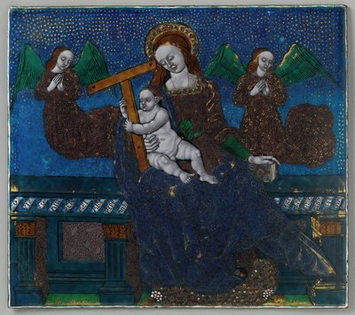 Placca con la Vergine e il Bambino, francese, fine XV-inizio XVI secolo da Unbekannt