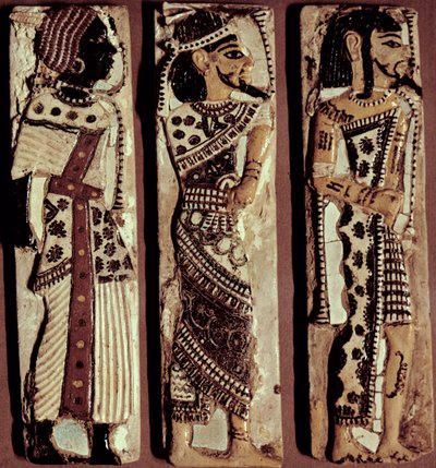 Placche di una porta nel Palazzo di Ramesse III, Medinet Habu, Tebe, Egiziano, Nuovo Regno, XX Dinastia, c.1187-56 a.C. da Unbekannt