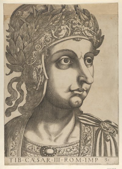 Tiberio girato a destra, da 