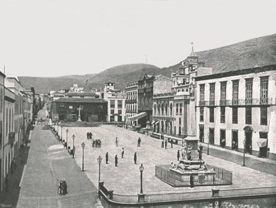 Plaza de la Candelaria, Santa Cruz de Tenerife, Canarie, Spagna, 1895 da Unbekannt