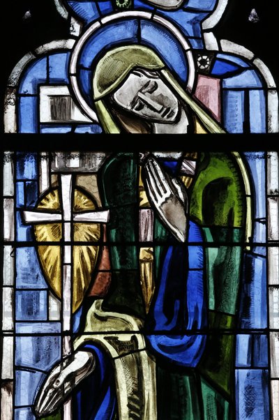 Chiesa collegiata di Poissy. Vetrata. Santa Margherita di Antiochia, Poissy, Francia da Unbekannt
