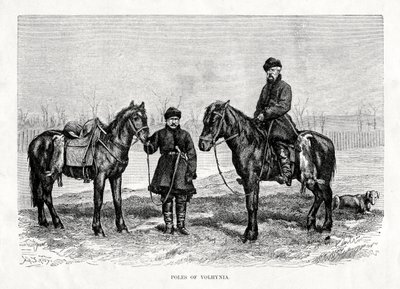Polacchi della Volinia, Ucraina occidentale, 1879 da Unbekannt