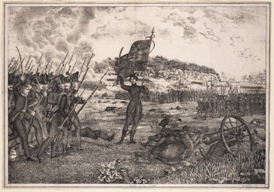 Scena di guerra polacco-russa, 1831 da Unbekannt