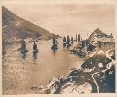 Porto di Polperro e Rocce del Picco, 1927 da Unbekannt