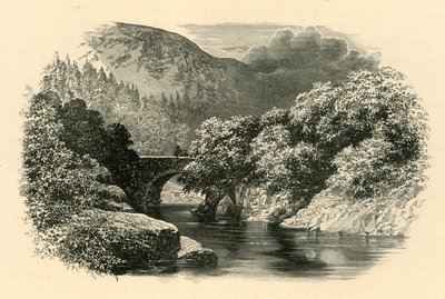 Pont Aberglaslyn, Galles del Nord, c1890 da Unbekannt