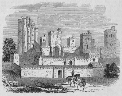 Castello di Pontefract, c1880 da Unbekannt