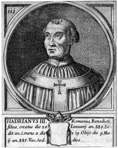 Papa Adriano III da Unbekannt