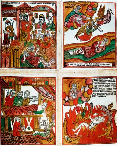 Stampa religiosa popolare russa, XIX secolo da Unbekannt