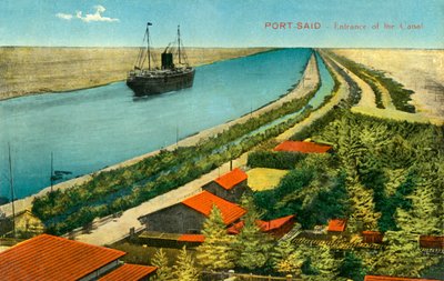 Port-Said - Ingresso del Canale da Unbekannt