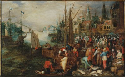 Porto di Anversa, 1600 da Unbekannt