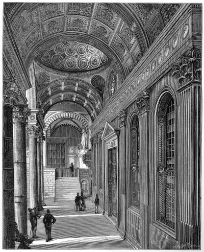 Portico della Cappella dei Pazzi, Chiostro della Basilica di Santa Croce, Firenze da Unbekannt