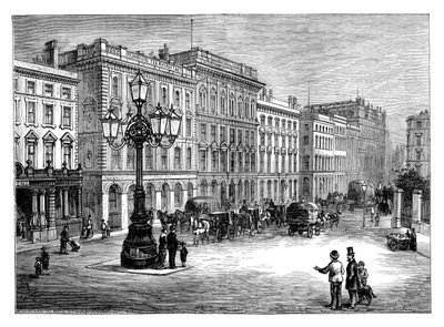 Portland Street, Manchester, fine XIX secolo da Unbekannt