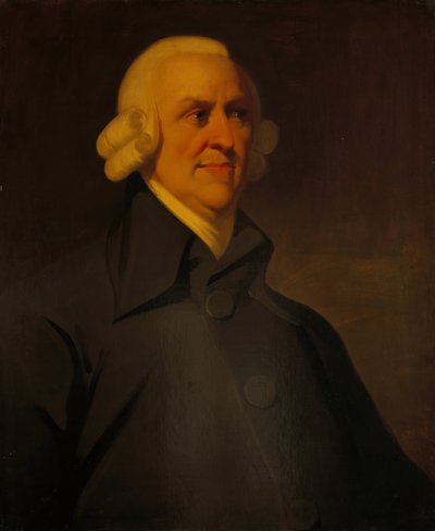 Ritratto di Adam Smith 1723-1790, 1795 da Unbekannt