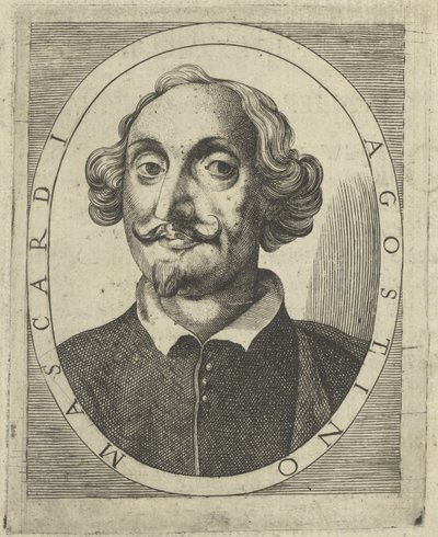 Ritratto di Agostino Mascardi 1590-1640, circa 1640-1650 da Unbekannt