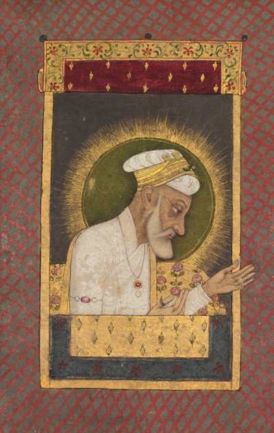 Ritratto di Alamgir r. 1658-1707, c. 1700 da Unbekannt