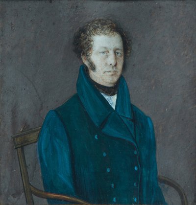 Ritratto di Alexey Gavrilovich Popov 1760-1857, secondo quarto del XIX secolo da Unbekannt
