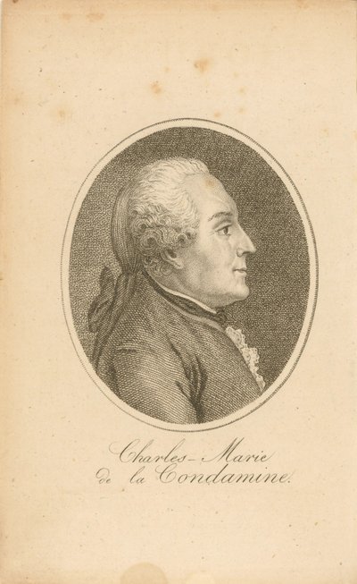 Ritratto di Charles-Marie de La Condamine da Unbekannt