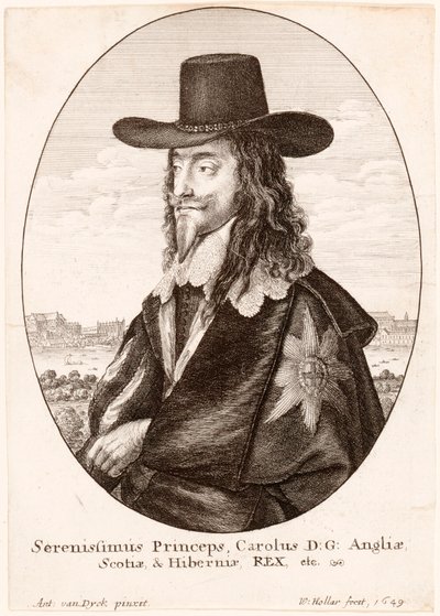 Ritratto di Carlo I, pub. 1649 da Unbekannt
