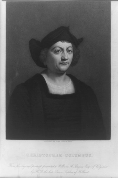Ritratto di Cristoforo Colombo da Unbekannt