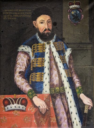 Ritratto di Constantin Brâncoveanu 1654-1714, Principe di Valacchia, 1696 da Unbekannt