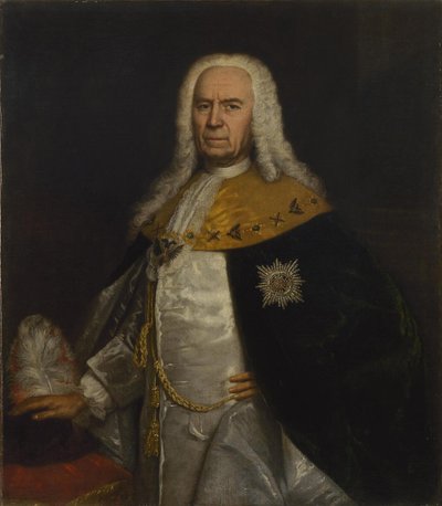 Ritratto del conte Andrei Ivanovich Ushakov 1708-1739, metà del XVIII secolo da Unbekannt