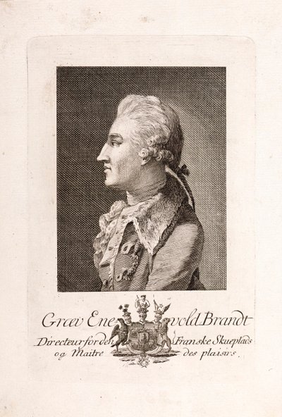 Ritratto del Conte Enevold Brandt 1738-1772 da Unbekannt