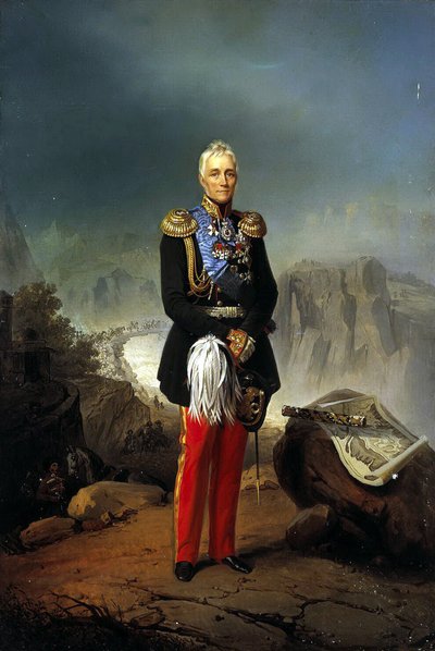 Ritratto del conte Mikhail Vorontsov 1782-1856, seconda metà del XVIII secolo da Unbekannt