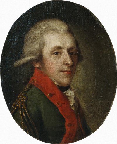 Ritratto del conte Nikolay Alexandrovich Zubov 1763-1805, fine XVIII secolo da Unbekannt