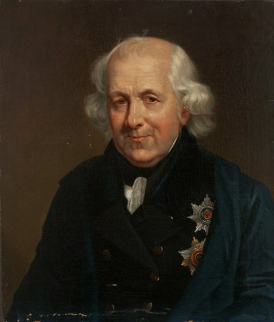 Ritratto del conte Nikolay Semyonovich Mordvinov 1754-1845, 1826-1829 da Unbekannt