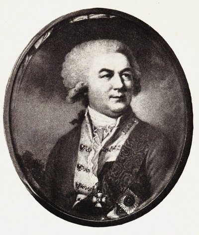Ritratto del Conte Pyotr Zavadovsky 1739-1812, Inizi XIX sec. da Unbekannt