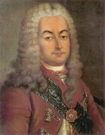 Ritratto del Conte Semyon Andreyevich Saltykov 1672-1742, XVIII secolo da Unbekannt