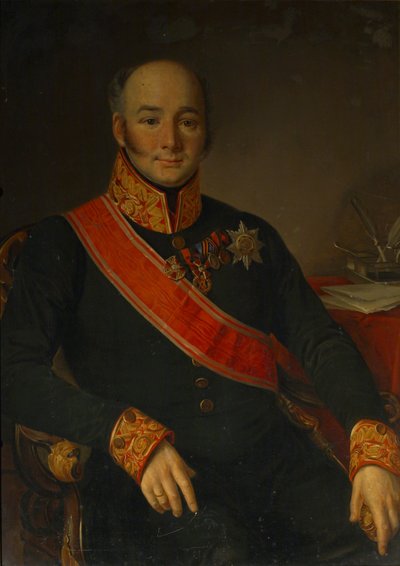 Ritratto del conte Vasily Olsufyev 1796-1858, 1830-1840 da Unbekannt