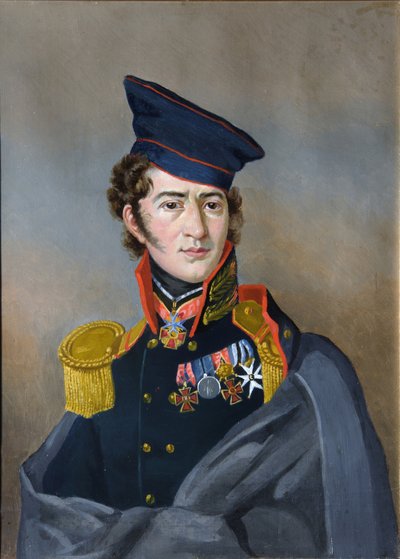 Ritratto di Dmitri Alexeevich Stolypin 1785-1826, inizio 19° secolo da Unbekannt