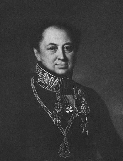 Ritratto di Dmitry Pavlovich Tatischev da Unbekannt